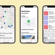 Screenshots der Stadt Wien-App 3 Ansichten
