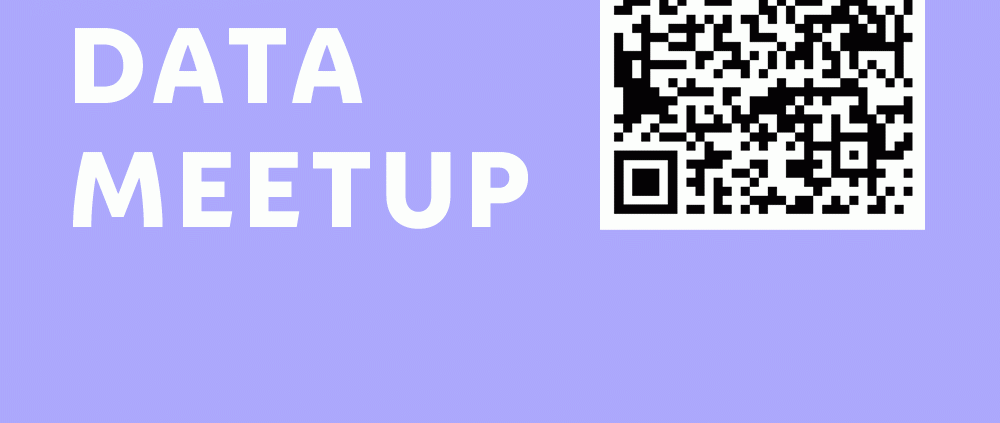 Open Data Meetup & QR Code zur Umfrage