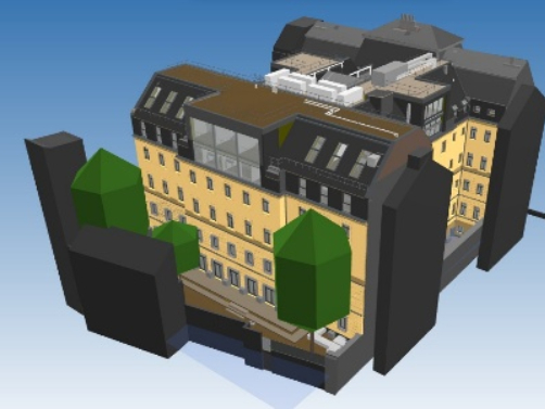 Digitale Bauzeichnung