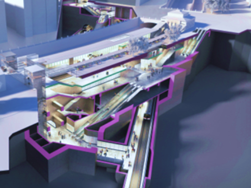 Visualisierung U-Bahn-Bau