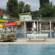Schwimmbad, Becken Wasserrutsche